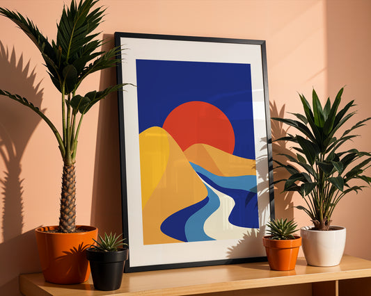 Affiche premium en papier mat – NATU 1036